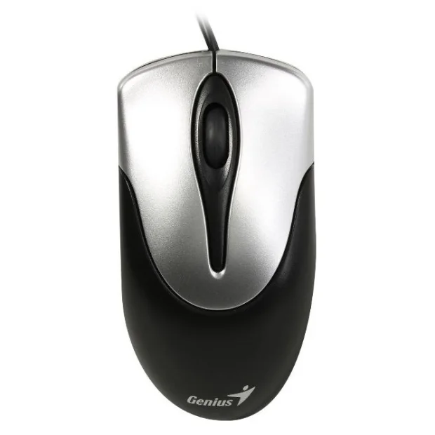 Мышь Genius NetScroll 100 V2 (черный/серебристый)